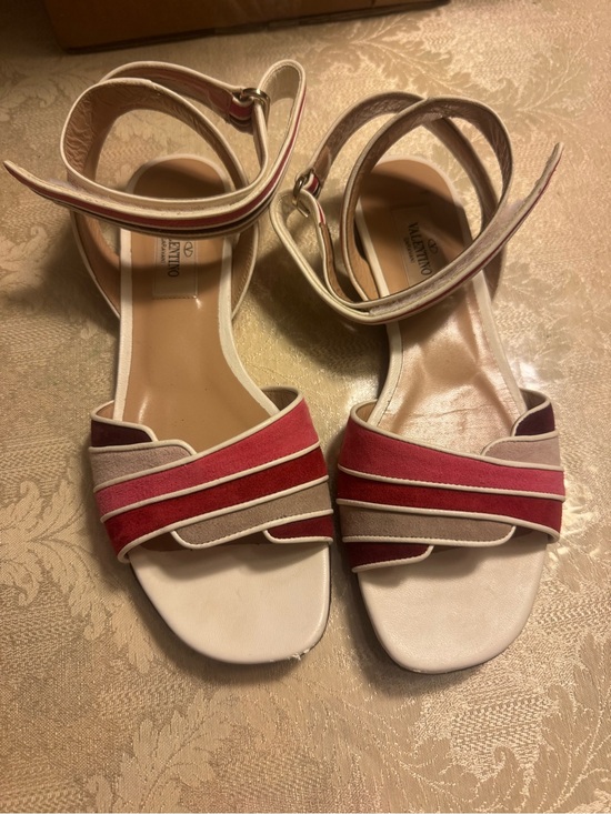 Valentino Garavani Shoes - Valentino Garavani Goodyear Sole Striped Sandals 36 + COA & Dust Bag